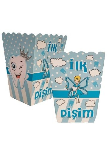 İlk Dişim Çıktı Mavi Mısır Kutuları