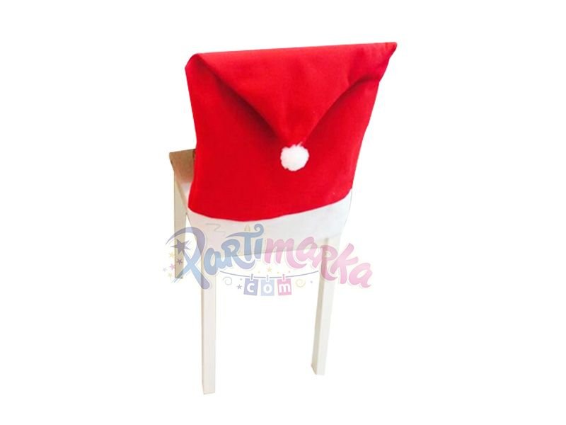 Yılbaşı Noel Şapkası Sandalye Süsü