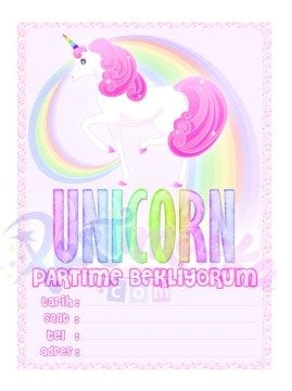 Unicorn Partisi Davetiyeleri