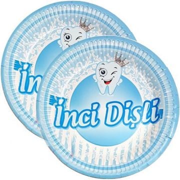 İlk Dişim Çıktı Diş Buğdayı Parti Tabağı Erkek