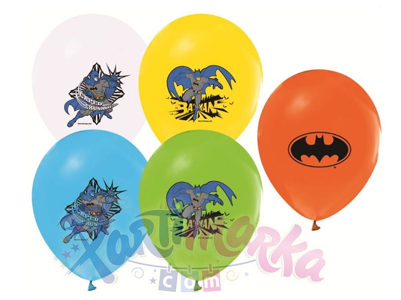 Batman Doğum Günü Partisi Balonu 8 Adet