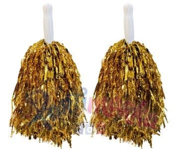 Altın Renk Gösteri Ponponları