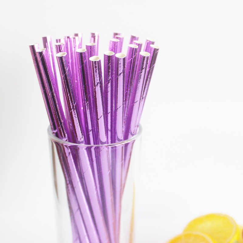 Mor Metalik Parti Pipetleri