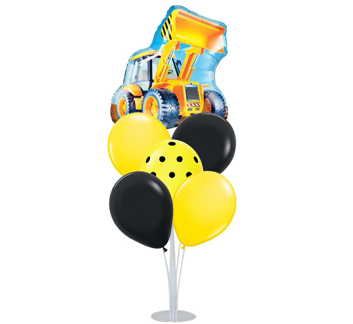 İş Makineleri Doğum Günü Balon Standı Seti