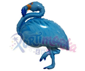 Mavi Flamingo Balonu