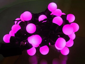 Yılbaşı Işığı Top Led Pembe