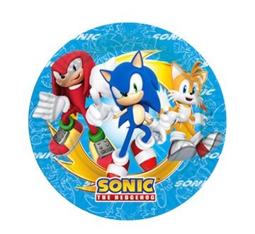 Sonic Temalı Doğum Günü Tabaklar