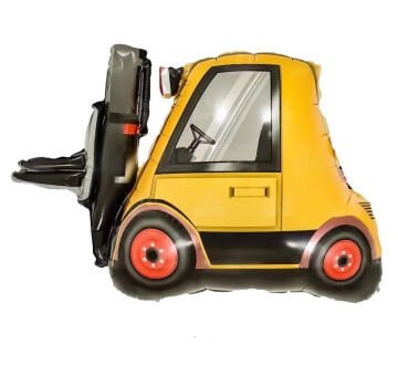 İnşaat Partisi Temalı Forklift Folyo Balon