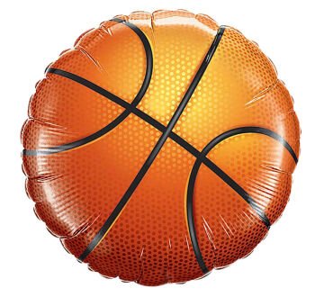 Basketbol Topu Baskılı Folyo Balon
