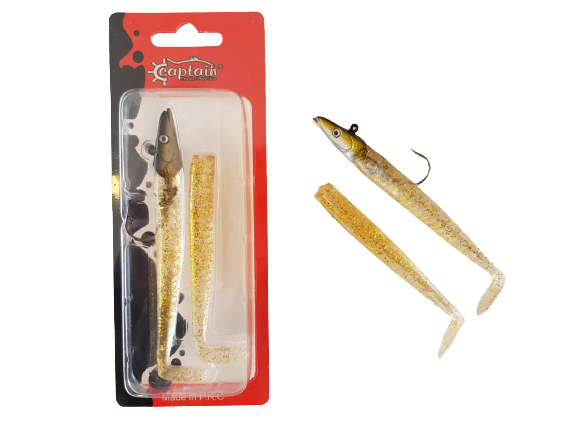 3071-9 Ultimate Sardine 12cm Levrek Silikonu 2'li Suni Yem