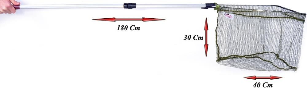 6705-Kepçe 2 Parça 180cm Teleskopik Kepçe 40x30cm Tor