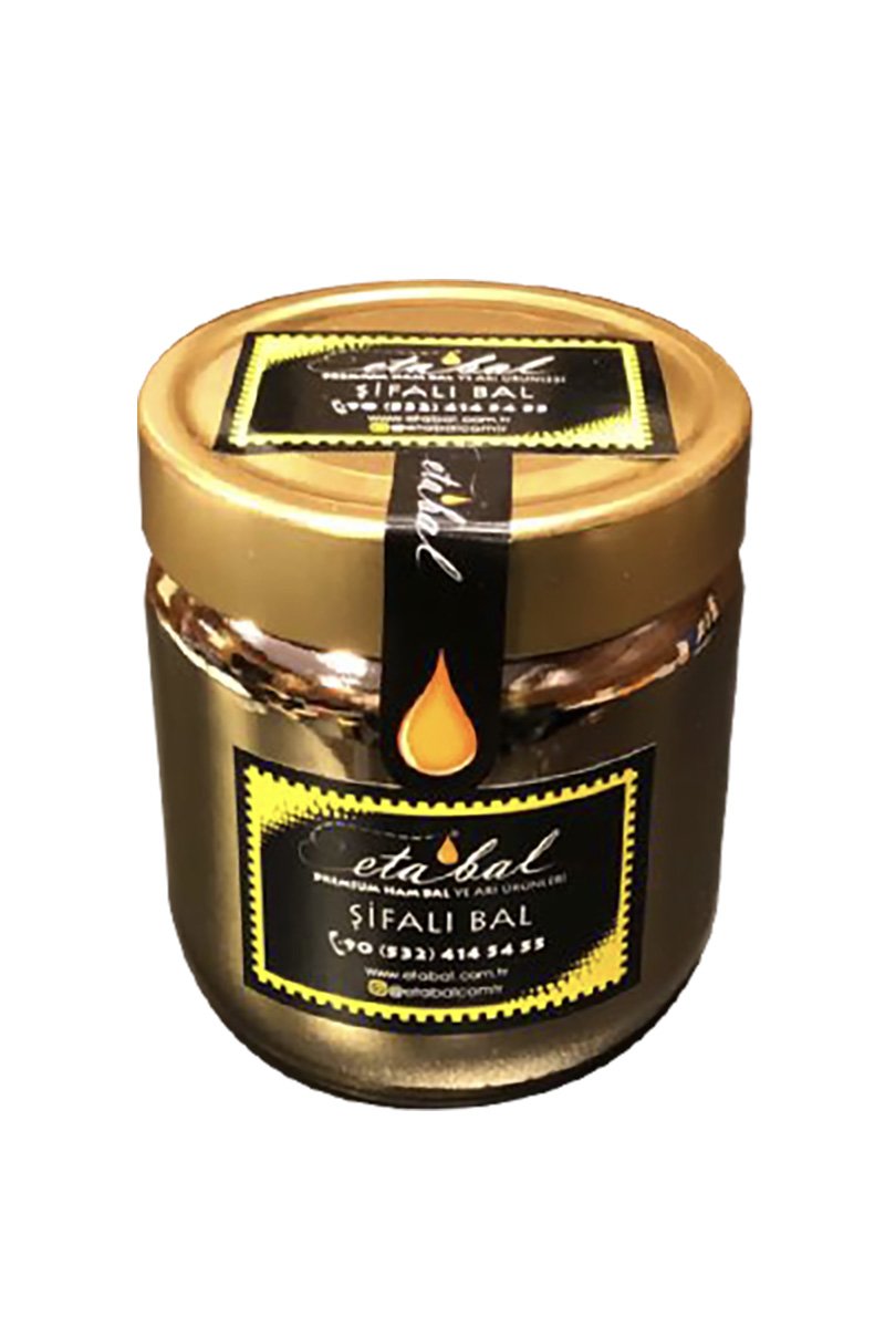 ETABAL GOLD CURE Raw Honey Bee Pollen Royal Jelly Propolis 410 gr. (B15-410)