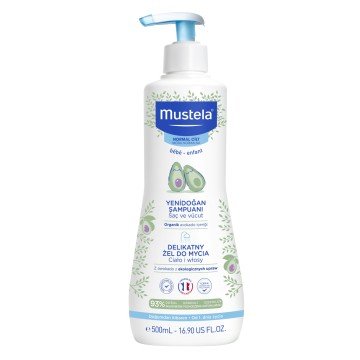 Mustela Dermo Cleansing Yenidoğan Bebek Şampuanı 500 ml