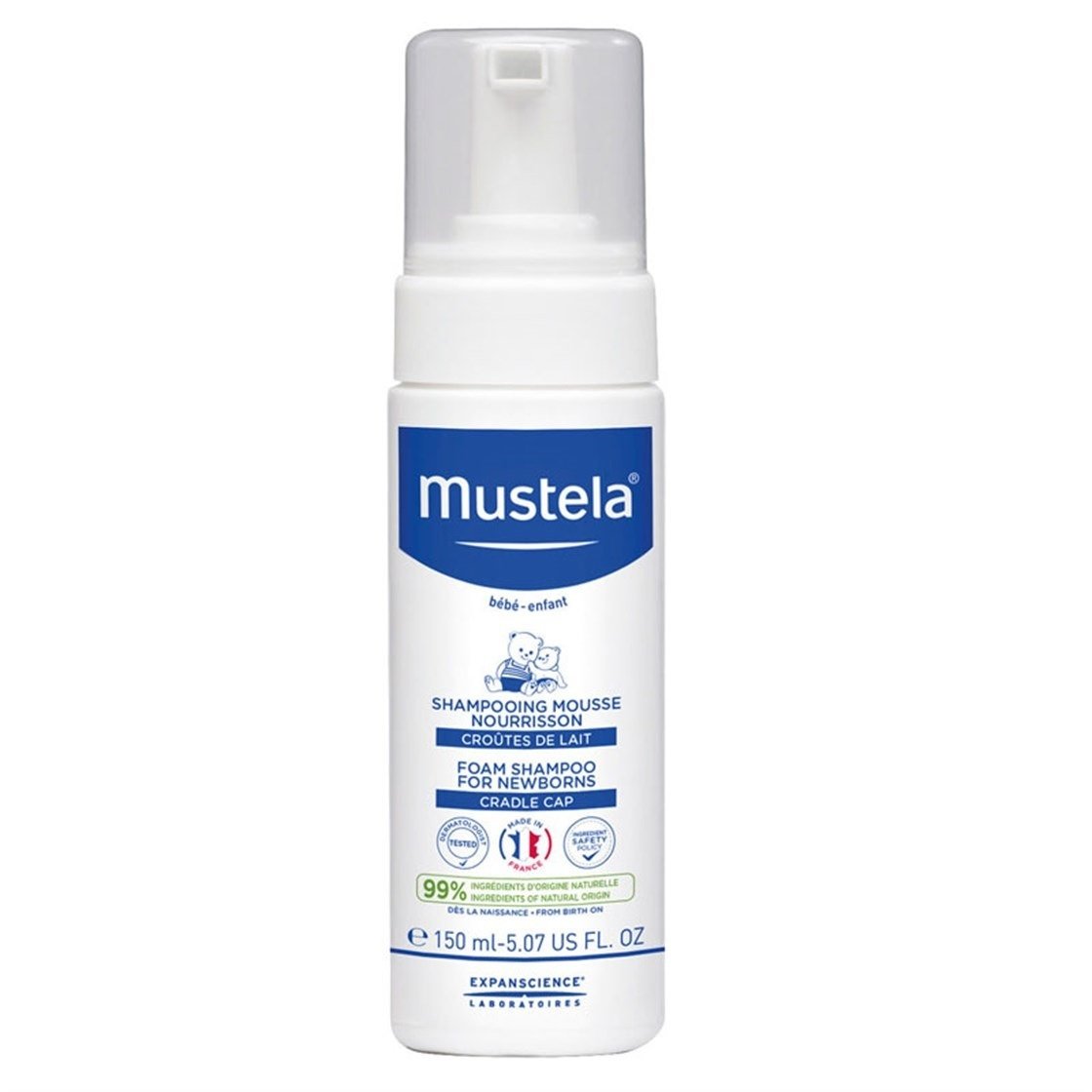 Mustela Yenidoğan Konak Önleyici 150 ml Bebek Köpük Şampuanı