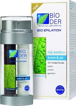 Bioder Bio Epilation Azaltıcı Krem & Jel 60 ml Vücut Tüy Dökücü