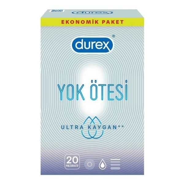 Durex Yok Ötesi Ultra Kaygan 20'li Prezervatif