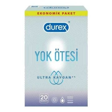 Durex Yok Ötesi Ultra Kaygan 20'li Prezervatif