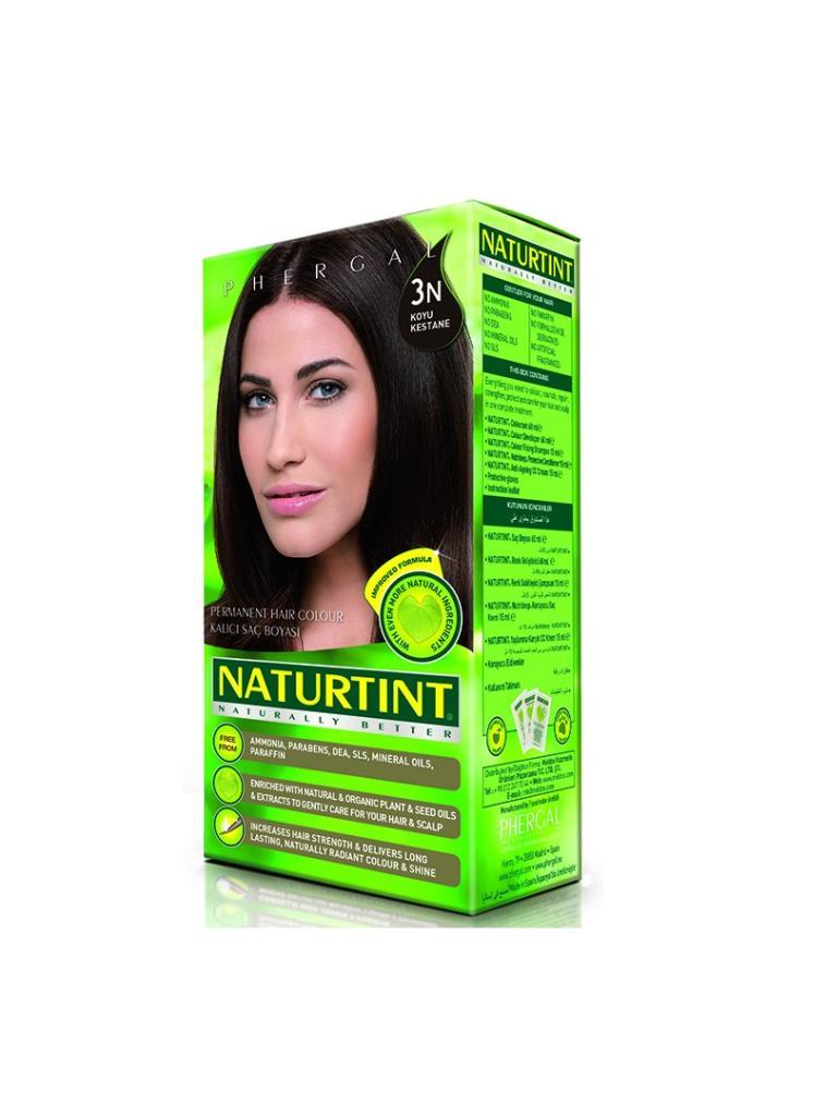 Naturtınt Naturally Better Doğal Saç Boyası Koyu Kestane 3N 165 ml