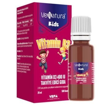 Venatura Kids Vitamin D3 Damla 20 ml