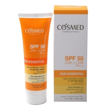 Cosmed Spf50 Hıgh Protection Tüm Cilt Tipleri İçin Yüksek Korumalı Güneş Kremi 50 ml