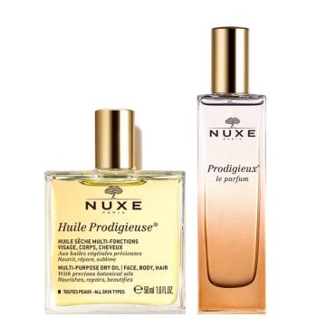 Nuxe Prodigieux Le Parfum 50 ml + Huile Prodigieuse (Kuru Yağ) 50 ml Bakım Seti