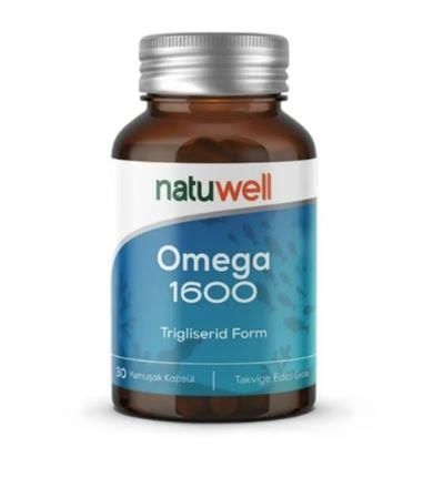 Natuwell Omega 1600 30 Kapsül