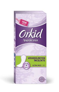 Orkid Yaprak İnce Tekli Günlük Ped 20 'li