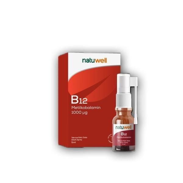 Natuwell B12 Metilkobalamin 1000 5 Ml