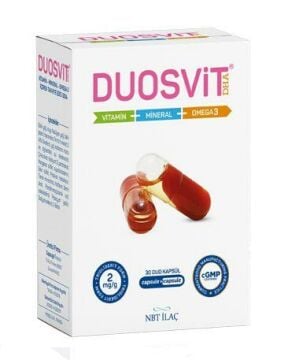 NBT Life Duosvit DHA 30 Kapsül (Vitamin-Mineral-Omega3)