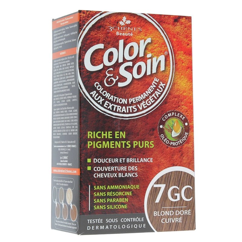 Color Soin Saç Boyası 7GC Golden Copper Blond