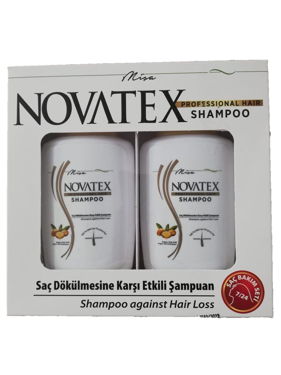Novatex Saç Dökülmesine Karşı Argan Özlü Şampuan 2 x 400 ml