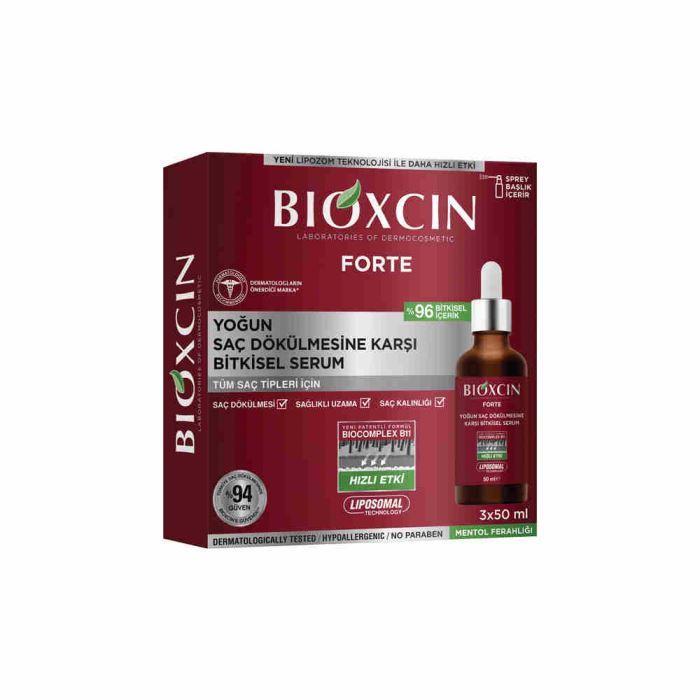 Bioxcin Forte Yoğun Saç Dökülmesine Karşı Bitkisel Serum 3 x 50 ml