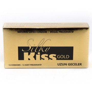 Silky Kiss Gold Uzun Geceler Prezervatif 12 Adet