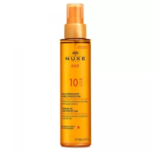 Nuxe Huile Sun Bronzlaştırıcı Yüz ve Vücut Yağı Spf10 150ml