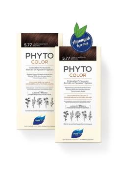 Phyto Color 5.7 Açık Kestane Bakır Bitkisel Saç Boyası 2'li
