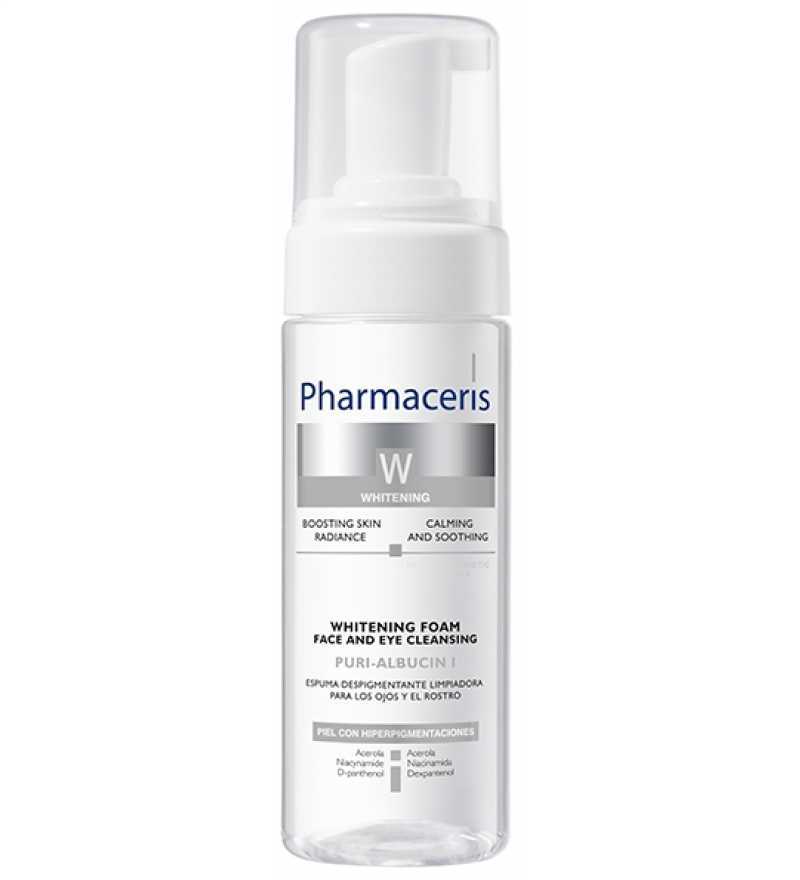 Pharmaceris W Puri Albucin Whitening Foam Eyes Face Cleanings Leke Açıcı Temizleme Köpüğü 150 ml