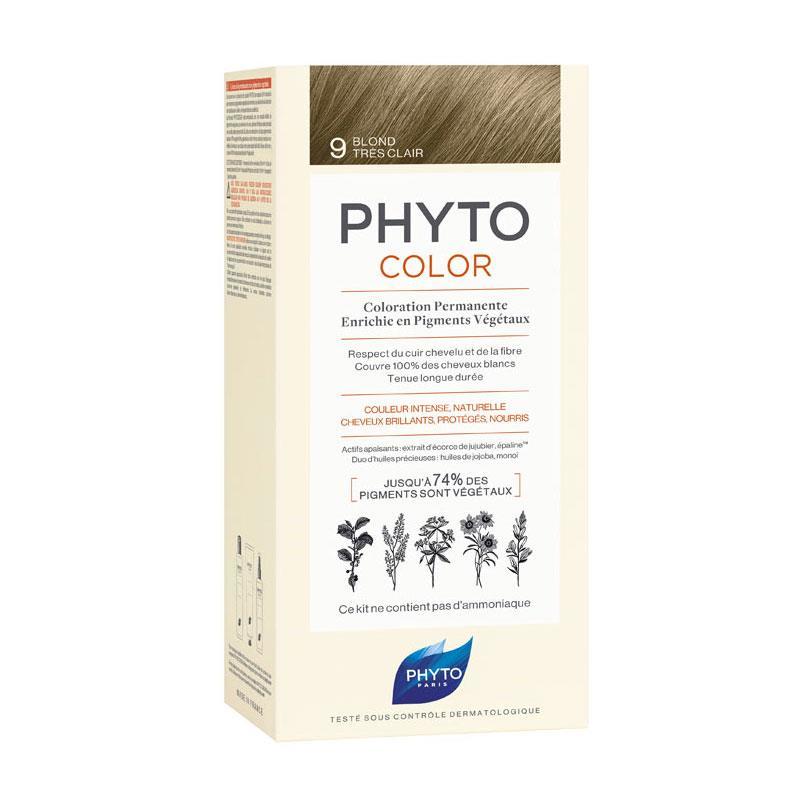 Phyto Color 9 Açık Sarı Bitkisel Saç Boyası (YENİ AMBALAJ)