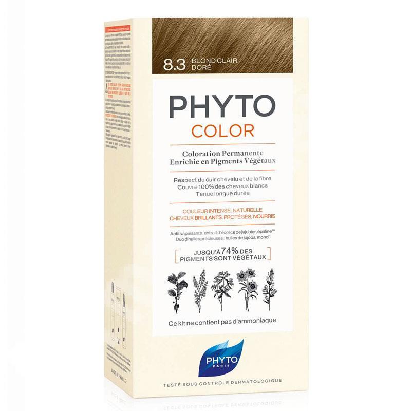 Phyto Color 8.3 Sarı Dore Bitkisel Saç Boyası (YENİ AMBALAJ)