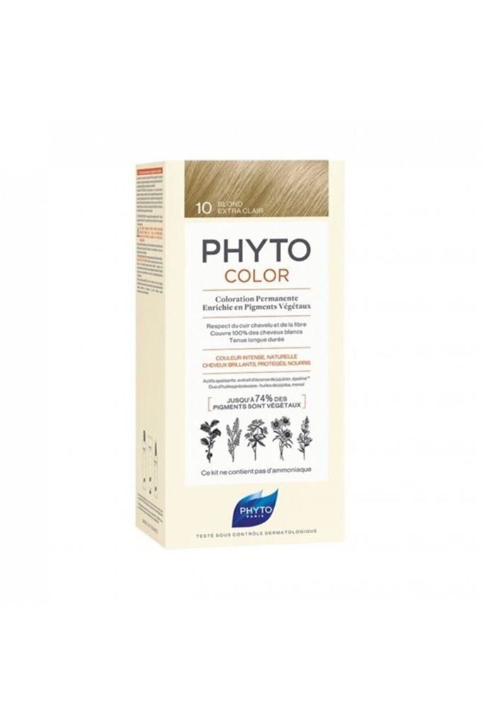Phyto Color 10  Çok Açık Sarı Bitkisel Saç Boyası