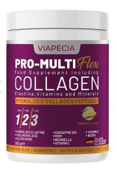 Viapecia Pro-MultiFlex Collagen 1 2 3 Takviye Edici Gıda Kolajen 300 gr