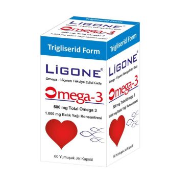 Ligone Omega 3 Takviye Edici Gıda 60 Yumuşak Kapsül