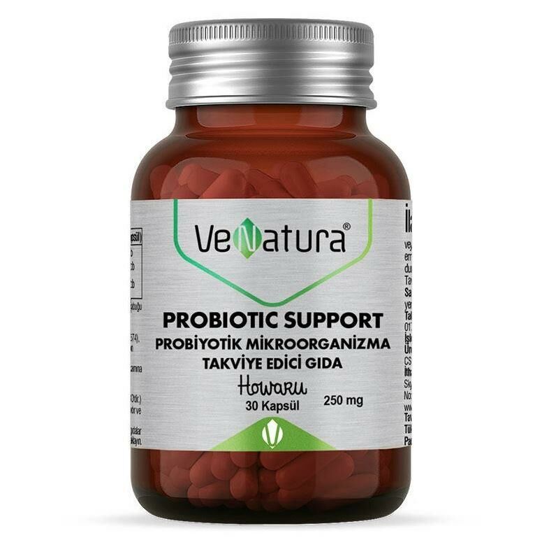 VeNatura Probiotic Support Probiyotik Mikroorganizma 30 Kapsül