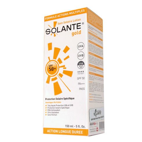 Solante Gold Sun Care Lotion SPF50+ 150 ml Güneş Losyonu (SKT 02/2022)