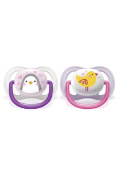 Philips Avent Ultra Air Animals 2li Emzik 0-6 Ay - Kız