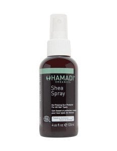Hamadi Shea Sprey Doğal Şekillendirici ve Güneş Koruyucu, Organik Shea Yağı Saç Spreyi 120 ml