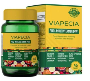 Viapecia Pro-Multivitamin Takviye Edici Gıda 45 Tablet