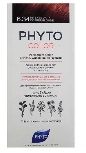 PhytoColor 6.34 Koyu Kumral Bakır Bitkisel Saç Boyası