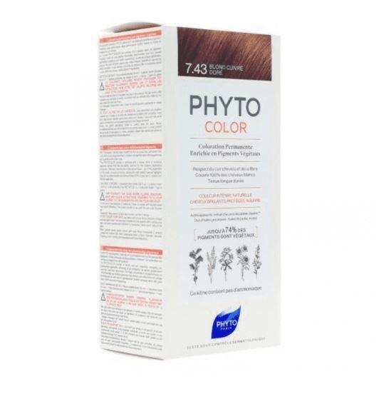 Phyto Color 7.43 Kumral Bakır Dore Bitkisel Saç Boyası