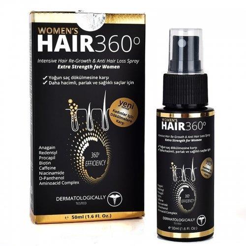 Hair 360 Women Sprey Saç dökülmesini Önleyici Serum 50 ml