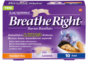 Breathe Right Lavanta Normal Boy 10 Adet Burun Bandı